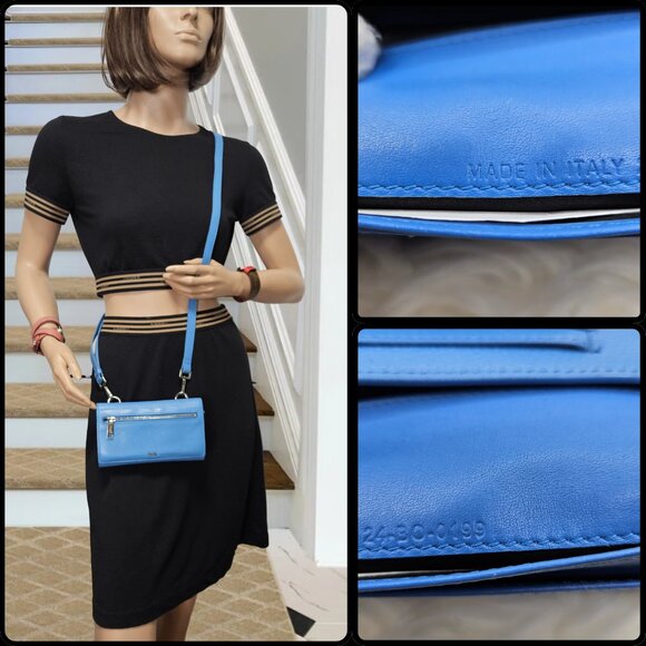 DIOR Men's Front Zip Flap Wallet - Picture 4 of 17